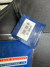 Load image into Gallery viewer, 15” - 15 1/2” MW Whitaker Junior Pro Jump Saddle - Black - Full Leather - Heat Adjustable