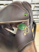 Load image into Gallery viewer, 17” Wide-XW Ideal H&amp;C Cob GP/WH Saddle - Brown