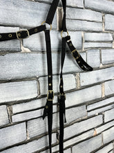 Load image into Gallery viewer, S/H Webbing Hunting Breastplate - Black/Brass - Full