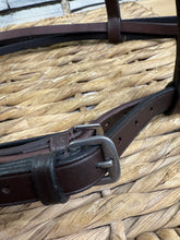 Load image into Gallery viewer, S/H Hunter Cavesson Snaffle Bridle -Brown- Large Pony/Sml Cob