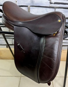 15” XW The Pony Saddle Company WH Pony Saddle - Brown