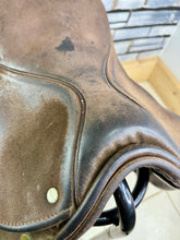 Load image into Gallery viewer, 15” Wide English Pony WH/Show Saddle - Brown