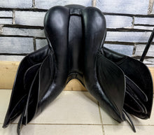 Load image into Gallery viewer, 16” Wide Native Pony Saddle Company WH/GP Saddle - Black