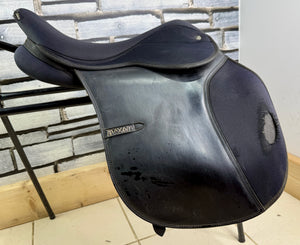 16 1/2” Wide Thorowgood Maxam Cob GP Saddle - Black