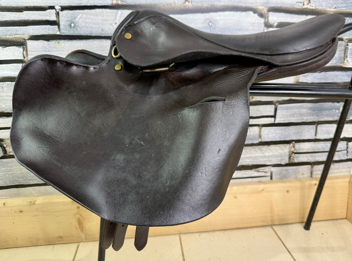 17” MN Paul Jones Full Tree Racing Saddle - Brown