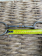 Load image into Gallery viewer, S/H 5 1/2” Curved Barrel Mouth Loose Ring Snaffle Bit