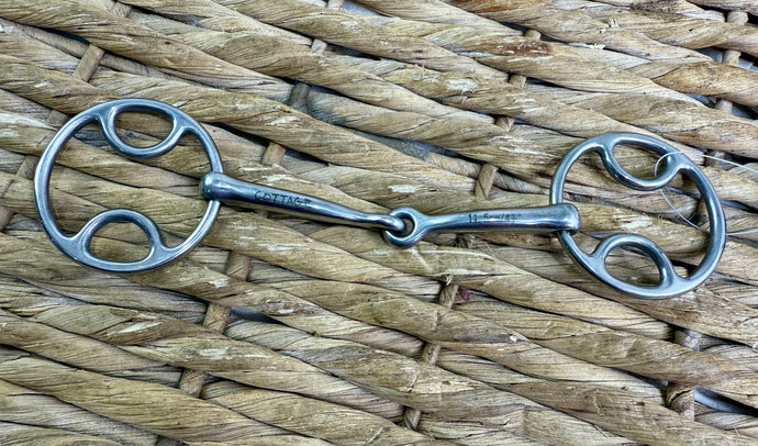 Small Ring Wilkie Loop Ring Jointed Snaffle Bit - 4”-6” - Diddy Pony
