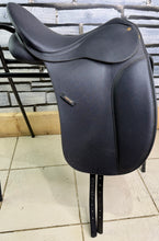 Load image into Gallery viewer, 16 1/2” Medium/Changeable Gullet Wintec Dressage Saddle - Black - Any width - N-XW