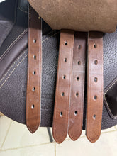 Load image into Gallery viewer, 16” MW John Whitaker Rio Pony Jump Saddle - Brown - Full Leather - Heat Adjustable