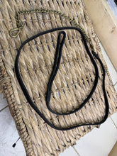 Load image into Gallery viewer, Brass Chain English Leather In Hand Lead with Handle -  Brown