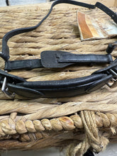 Load image into Gallery viewer, S/H Caldene Adjustable Padded Drop Noseband -Black- Pony