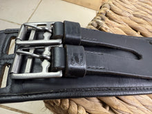 Load image into Gallery viewer, S/H 26” Sabre English Padded Leather Dressage Girth-Black