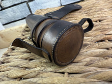 Load image into Gallery viewer, S/H English Leather Vintage Hunting Saddle Flask Case