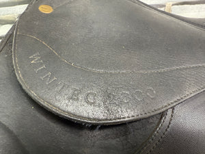 17” XW/Changeable Gullet Wintec 2000 GP Saddle - Black
