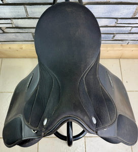 16” Wide/Changeable Gullet Thorowgood Maxam Pony GP Saddle - Black