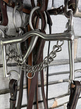 Load image into Gallery viewer, Jeffries? Complete Double Bridle - Brown - TB/Hack/RoR - Cob Size