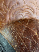 Load image into Gallery viewer, 15” Leather Western Set-Saddle, Headstall, Nathe Gag, Cinch