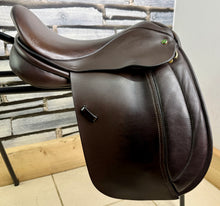 Load image into Gallery viewer, 15” Wide Manor English Pony WH Saddle - Brown - GP/Workers - W-XW