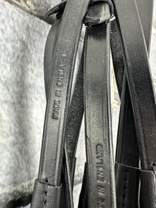 Shetland/Small Pony Tiny Tot English Leather Rubber Reins -