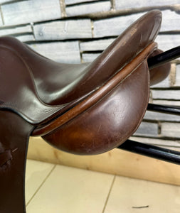 17” Medium Farrington/Crewe Saddlery GP Saddle - Brown