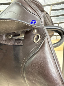 16 1/2” Changeable Gullet Utopia/Discovery Jump Saddle - Brown