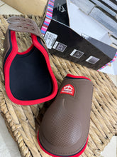 Load image into Gallery viewer, Veredus Olympus Rear Fetlock Boots - Medium - Brown/Red