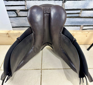 16” XW Jeffries English Pony GP Saddle - Brown