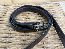 Load image into Gallery viewer, S/H 50” English Fylde Stirrup Leathers - Brown