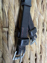 Load image into Gallery viewer, S/H Micklem Replacement Bit Straps - Large Horse LH - Brown