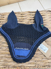 Load image into Gallery viewer, Equiline Triumph Ear Net - Navy - Full