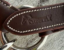 Load image into Gallery viewer, Comfort Leather Headcollar -Serenity Poll Relief- Plaited Nose -S/Pony/Cob/F