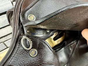 18” Wide Quattro Jump Saddle - Brown