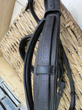 Load image into Gallery viewer, S/H Jeffries Padded Comfort Flash Bridle -Brown- Full