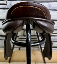 Load image into Gallery viewer, 15” Medium Barnsby Pony Club GP Saddle - Brown