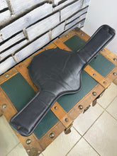 Load image into Gallery viewer, 24” Voltaire Stud Girth - Super Soft Padded Leather Jumping Girth-Black