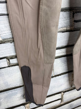 Load image into Gallery viewer, Pikeur Full Suede Seat Lucinda Breeches - Size 24” Waist - Mushroom