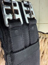 Load image into Gallery viewer, S/H 24” Waffle Padded Cob Dressage/Roller Girth - Black