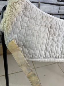 S/H Mattes Wool Rear Riser Half Pad - White - Full