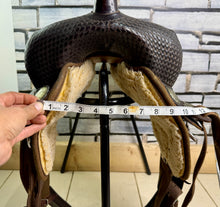 Load image into Gallery viewer, 17” Big Horn Cordura Western Saddle - SQB - Brown - Lightweight Genuine US