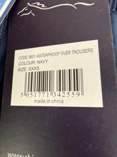 Load image into Gallery viewer, Shires Waterproof Riding Over Trousers -XXS- Navy