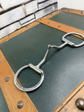 Load image into Gallery viewer, 6” Myler Curved Snaffle Bit - Eggbut Cheek - Jointed - Discontinued