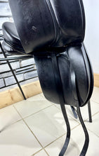 Load image into Gallery viewer, 17 1/2” Wide Ideal Jessica Dressage Saddle - Black