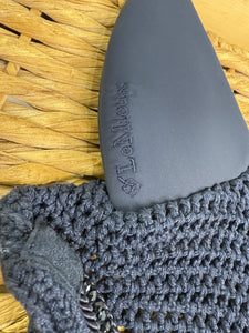 S/H Lemieux Acoustic Diamonte Fly Hood/Ears - Navy - L