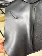 Load image into Gallery viewer, 17” Wide Crown/Ideal Jessica Dressage Saddle - Black - Excellent Condition