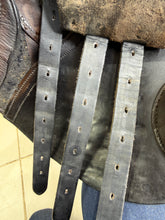 Load image into Gallery viewer, 17 1/2” MW Albion Kontrol Jump Saddle - Brown - Double Flap - Big Blocks