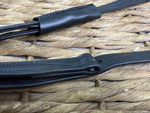 Load image into Gallery viewer, Dressage Stirrup Leathers - Non-Stretch T Bar Webbers - S-25”/M-28”/L-32” - Black