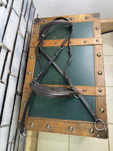 Load image into Gallery viewer, Easytrek Crossover Bitless Leather Bridle -Brown- Full - Dr Cooks