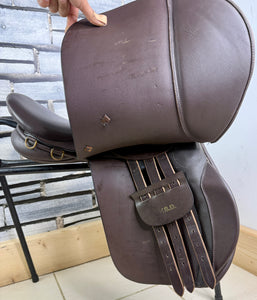 17 1/2” MW Ideal VSD Saddle - Brown