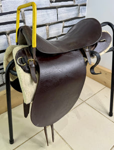 15” MW Kids Seaside Donkey/Pony Ride Saddle - Brown