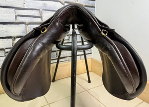 17” MW Jeffries Falcon English Event GP Saddle - Brown